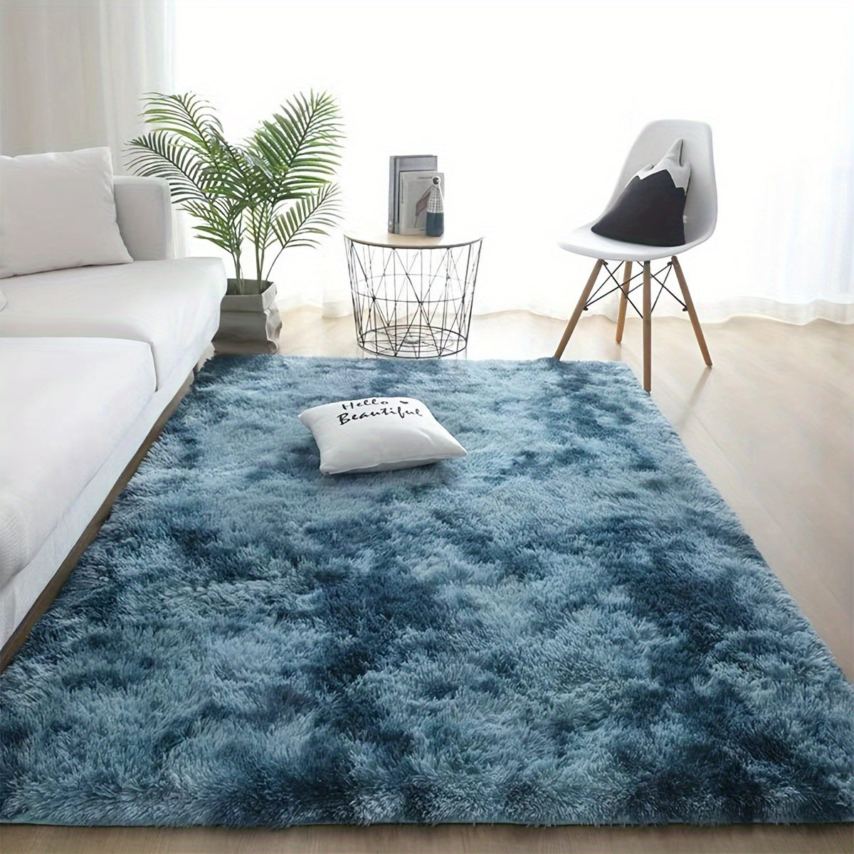 4 estilos de alfombra de felpa suave, alfombra de punto antideslizante con barrera contra la humedad, lavable a máquina, fibra de poliéster ligera, rectángulo para dormitorio, sala de estar, decoración de pasillo, festiva para Navidad, Hanukkah, Acción d