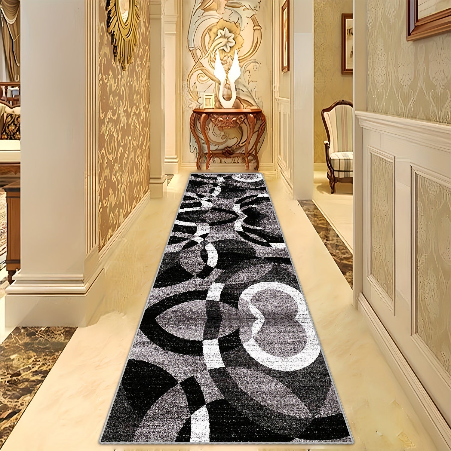 1 pieza, alfombra larga de felpa cristal de 850 g, 0.7 cm de grosor, base de plástico con puntos, para sala, sin mantenimiento, diseño moderno minimalista, de lujo, para sofá, mesa de centro, dormitorio, estudio o entrada