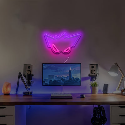 Linterna LED de Neón con Temática Anime - Brillo Ajustable, Alimentación USB y Multicolor para Paredes, Ideal para Dormitorios y Salas de Juegos - Regalo Perfecto para Fans del Anime y Jugadores, Diseños de Personajes de Dibujos Animados