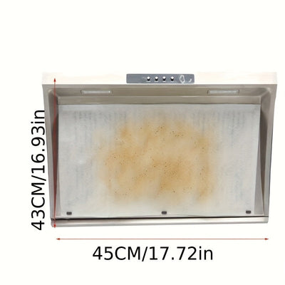 Paquete de 12 (1 Paquete=12 Filtros) - Filtros de Repuesto para Ventiladores Extractores - Absorción de Grasa y Olores, Compatibles con Campanas Extractoras y Ventiladores de Cocina - Instalación Fácil, Captura Humo y Partículas de Aceite - Mantiene un A