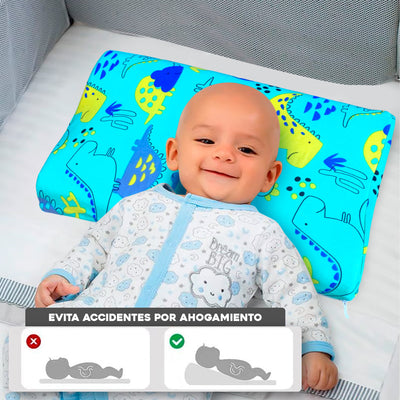 Almohada Anti Reflujo Para Bebés Cojín Espuma Alta Comodidad A2403345