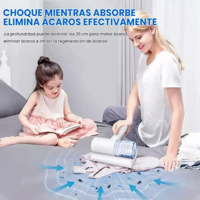 Aspiradora con luz UV eliminadora de ácaros