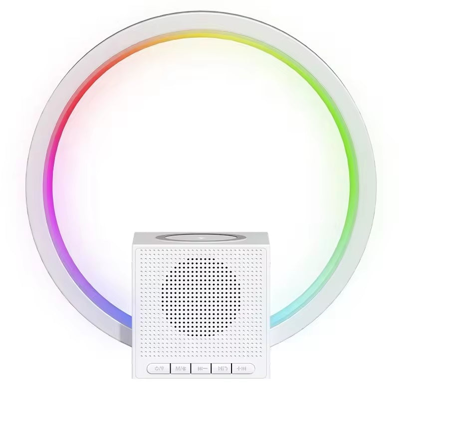 Parlante Recargable Con Lampara Led y Cargador Inalambrico BT 258