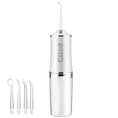 Irrigador Bucal Oral + 4 Boquillas Limpieza Dental Recargable USB KRD-1948