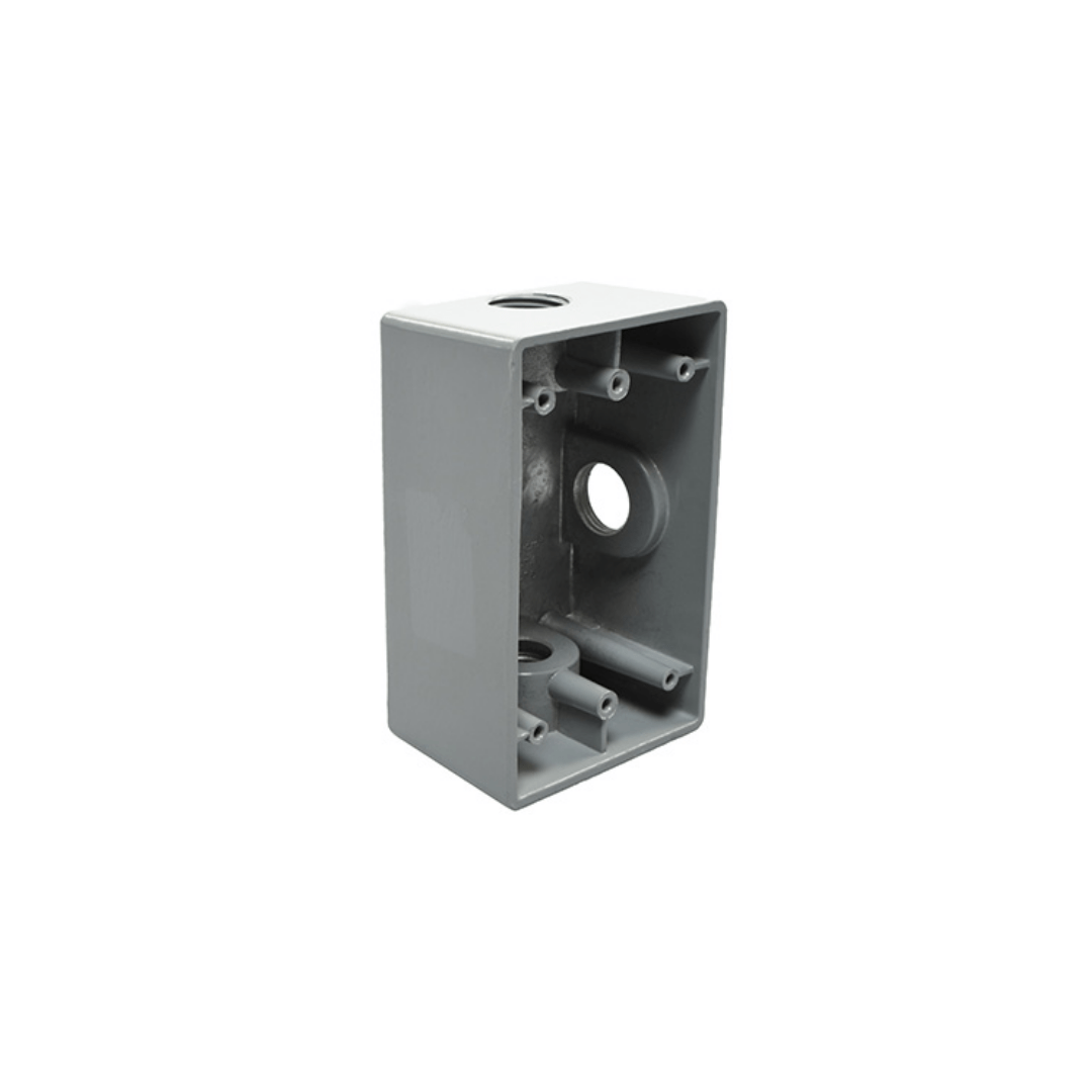 CAJA 2X4 EMT 1/2 RAWELT 3 PERFORACIONES