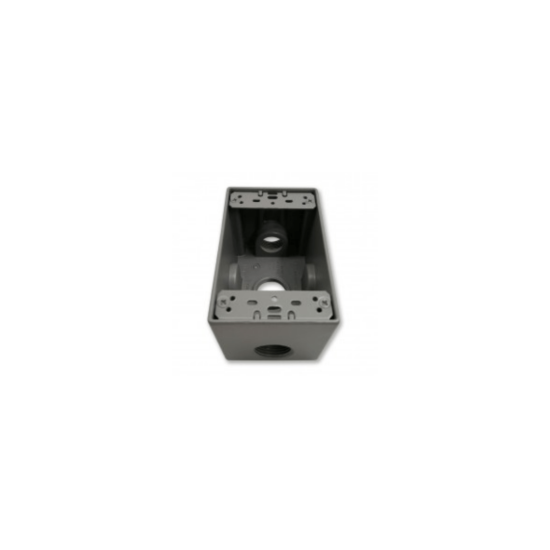 CAJA 2X4 EMT 3/4 RAWELT 3 PERFORACIONES