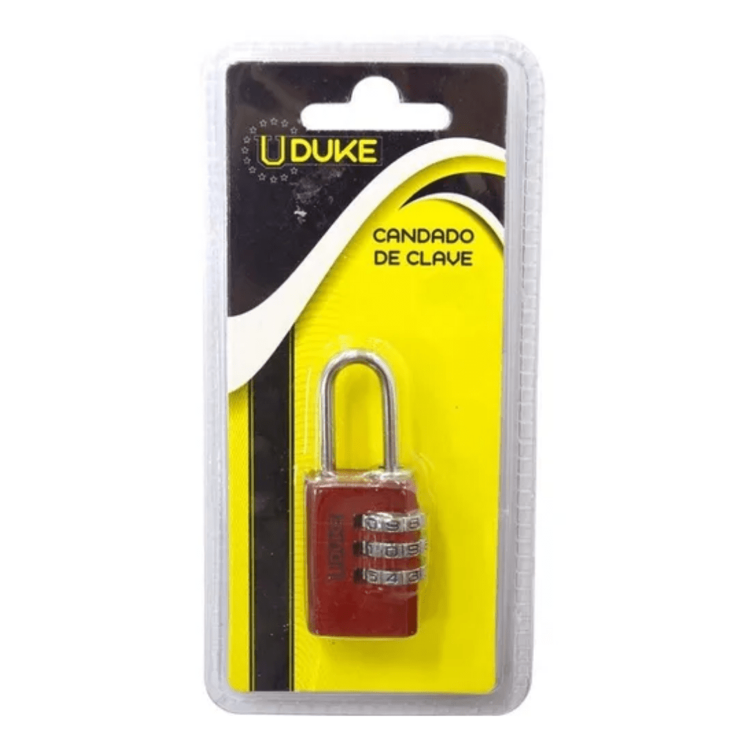 CANDADO CLAVE 20MM 3 DIGITOS UDUKE HT90140