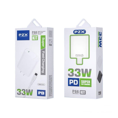 Cargador Para Celular 33W Tipo C-C PZX P66