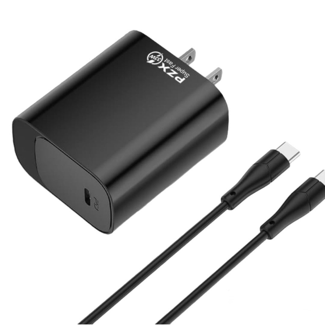 Cargador Para Celular Cable Type C / Type C Con Cabezal + Cable PZX P61