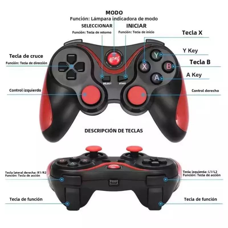 Mando de Juegos Para Celular Bluetooth X3