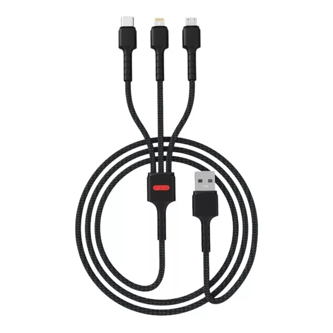 Cable Para Celular 3 En 1 PZX V136