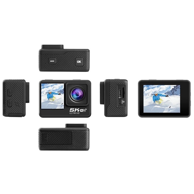 Camara Sumergible Doble Pantalla WIFI 5K Tactil