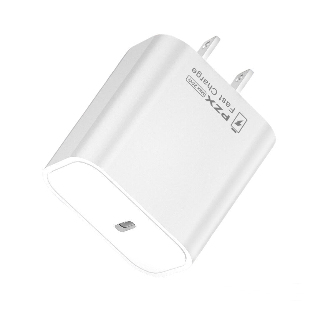 Cargador Para Celular Cable Type C / Type C Con Cabezal + Cable PZX P61