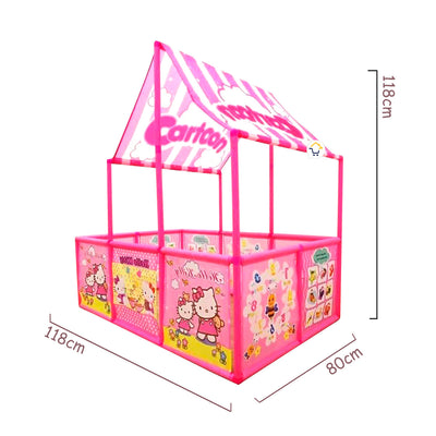 Casita Carpa Piscina Pelotas Armable Didáctico Niña Wd924c