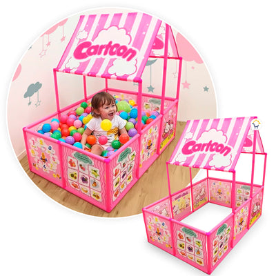 Casita Carpa Piscina Pelotas Armable Didáctico Niña Wd924c
