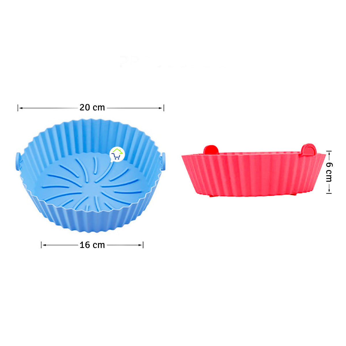 Cesta Silicona Freidora Air Fryer Protector Antiadherente Reutilizable FSA01