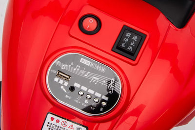 MOTO ELECTRICA INFANTIL !VELOCIDAD Y DIVERSIÓN A TODA MARCHA! J-MB6189 MUNBE ROJO