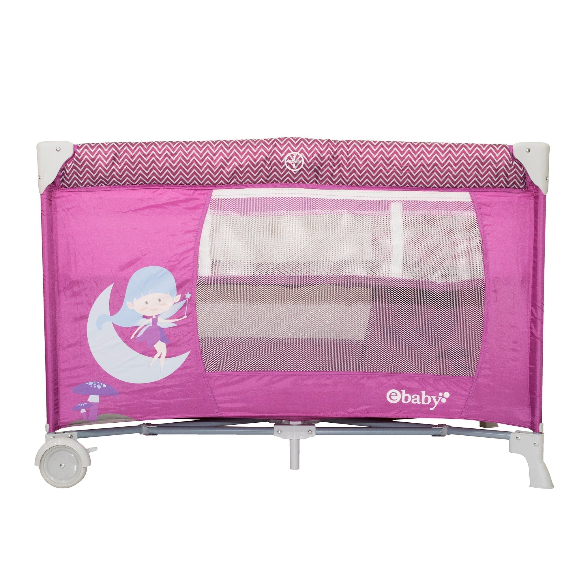 Cuna Corral Happy Dream Eb727 Ebaby Morado