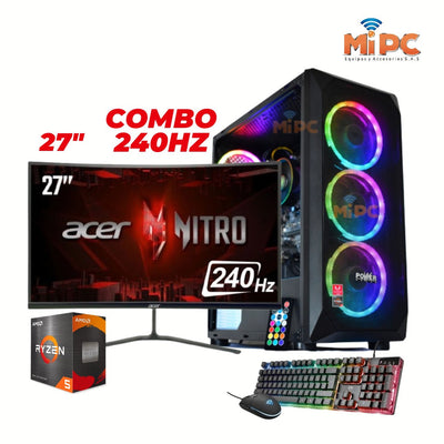 Computador AMD Ryzen 5 5600g / Monitor 240 Hz