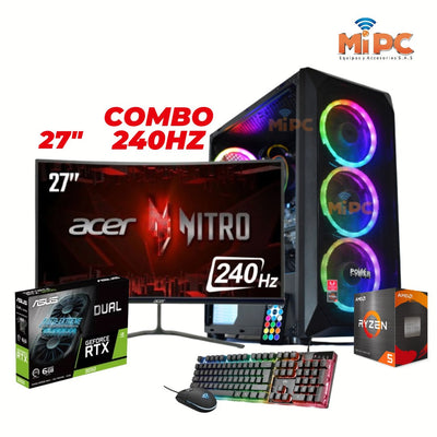 Pc Gamer Completo Ryzen 5 5600g / Tarjeta de Video Dedicada
