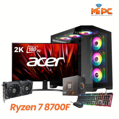 Computador Ryzen 7 8700F / Tarjeta de Video RTX 4060 Ti