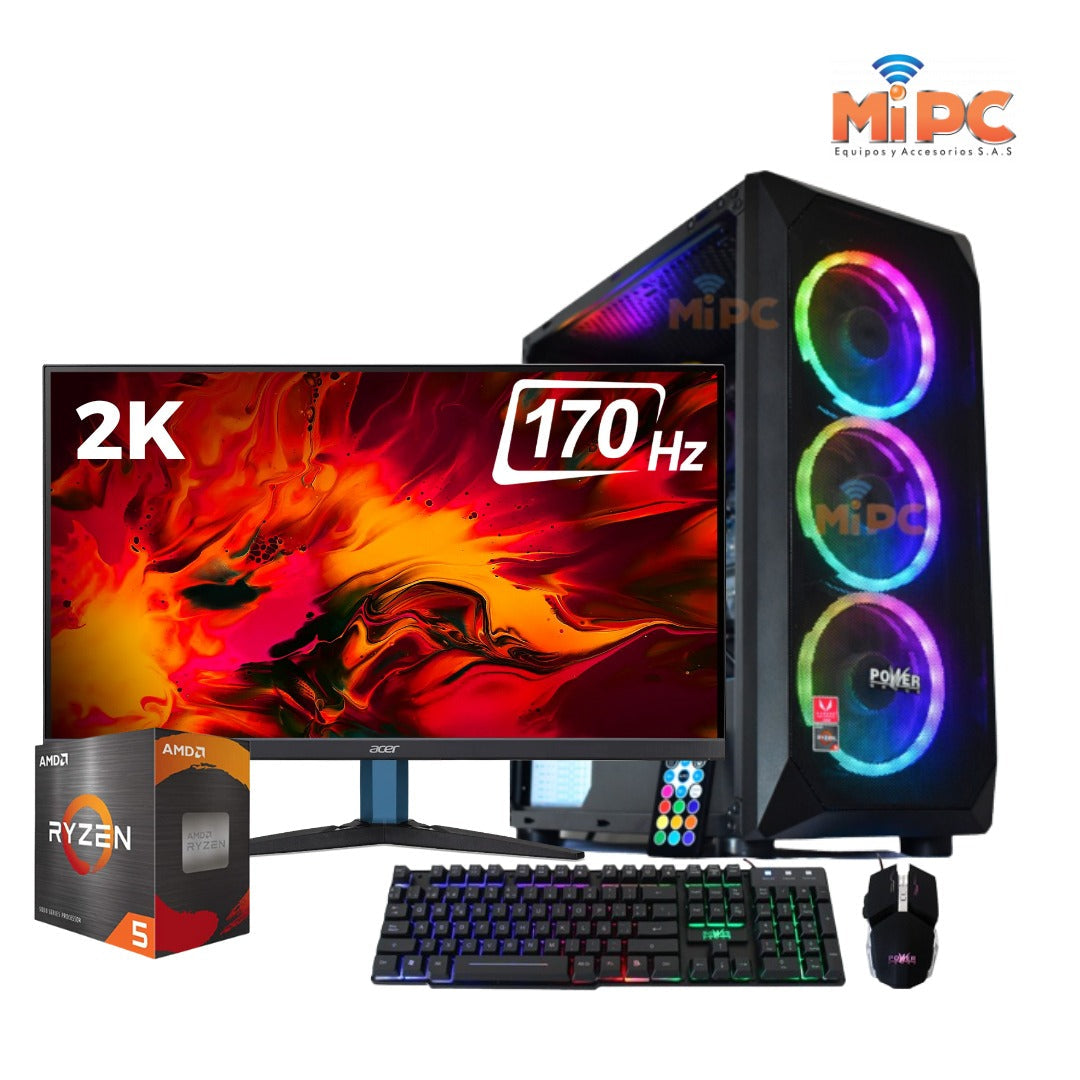 Computador Ryzen 5 5600g / Monitor Gamer 27" 2K