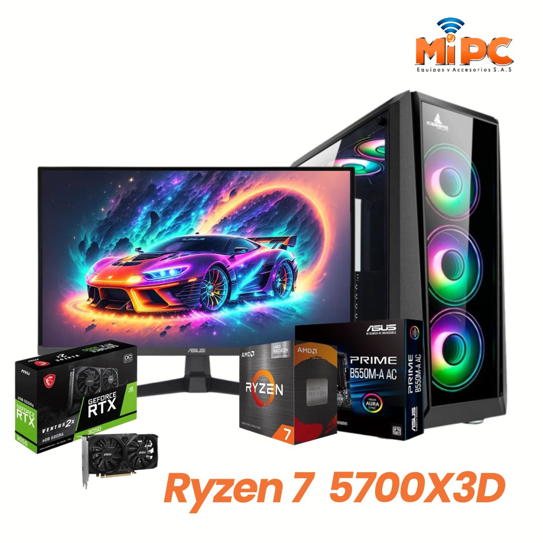 Computador Ryzen 7 5700X3D / RTX 3050