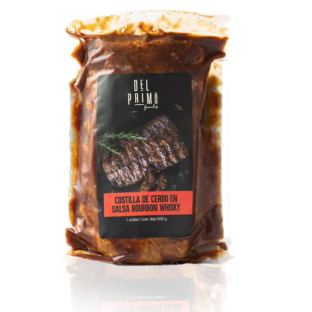 COSTILLA DELPRIMO 900G BOURBON WHISKY