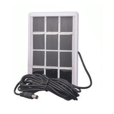 Kit Bombillo Recargable 5w Portátil Liviano Con Panel Solar