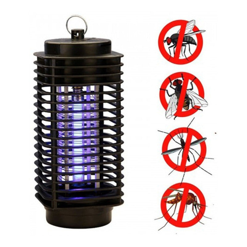 Lampara Electrica Mata Zancudos Atrapa Insectos Sin Veneno