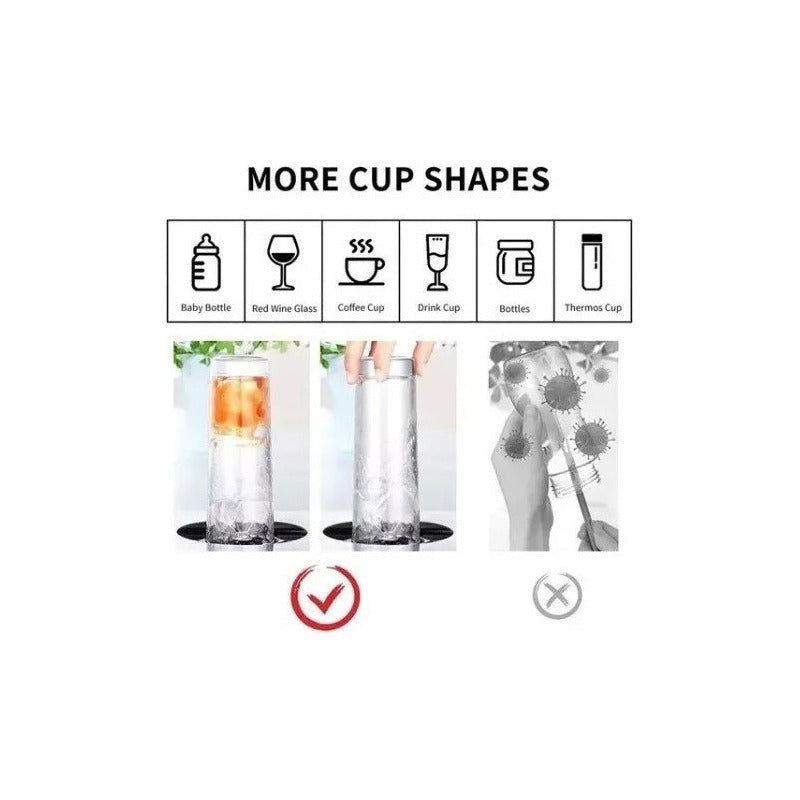 Limpiador Lava Vasos Automatico Herramienta Enjuage Cocina