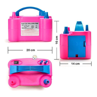 Inflador Eléctrico De Bombas Globos Inflar Decorar Fiestas