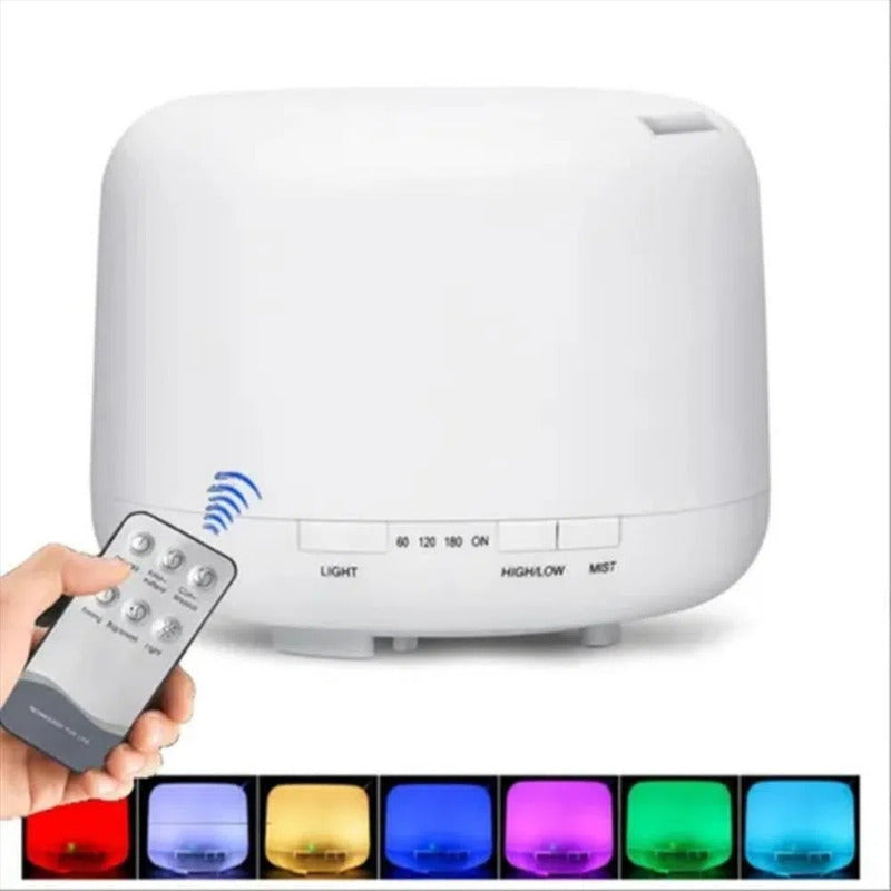 Difusor Aroma Grande 500 Ml Ambientador Luz Led Color 4420