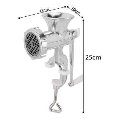 Molino Carne Manual Ajustable Acero Inoxidable Granos