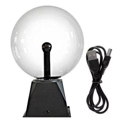 Esfera Bola De Plasma Lampara Rayos Interactiva Tacto Decora