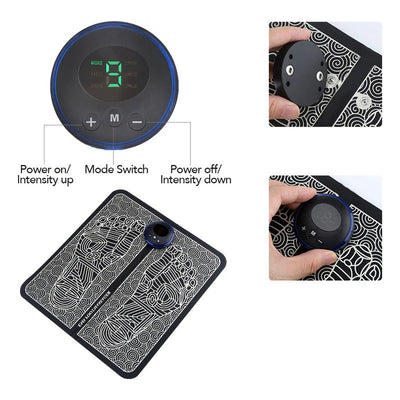 Masajeador Masaje Pies Electroestimulador Fitness Muscular Color Negro - 262323
