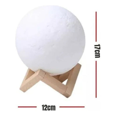 Humificador Difusor Aroma Lámpara Luna Luces Led Eléctrico