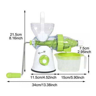 Extractor Jugo Manual Molino Alimentos Nutrición Saludable