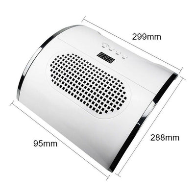 Lampara Uñas 3 En 1 Pulidor, 54w, 25000rpm Ventilador