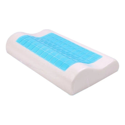 Almohada De Gel Ortopédica Coolpillow Restform Color Blanco/azul