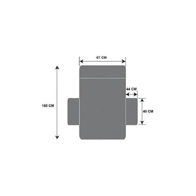 Funda Cobertor ,cubre Sofa Protector Reversible 1 Cuerpo Color Marrón