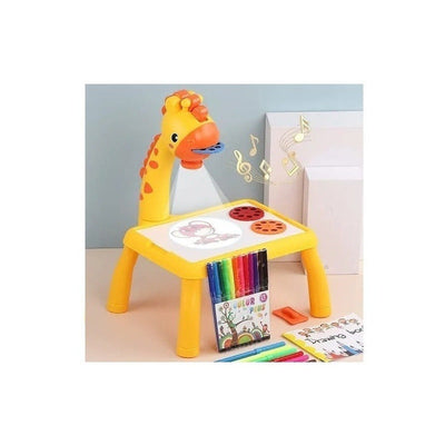 Mesa De Dibujo Para Niños Tablero Con Proyector Y Marcadores