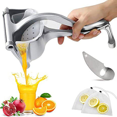 Exprimidor De Frutas Manual En Aluminio
