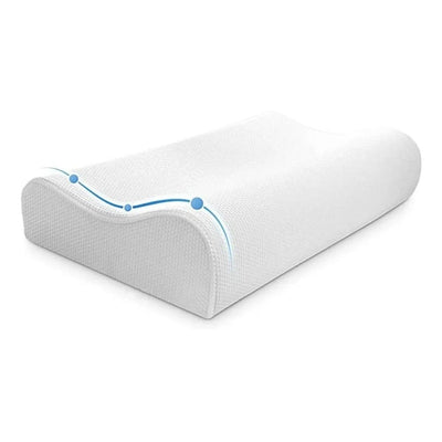 Almohada De Aloe Vera Ortopédica Cool Pillow Indeformable Blanca