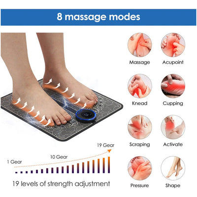 Masajeador Masaje Pies Electroestimulador Fitness Muscular Color Negro - 262323