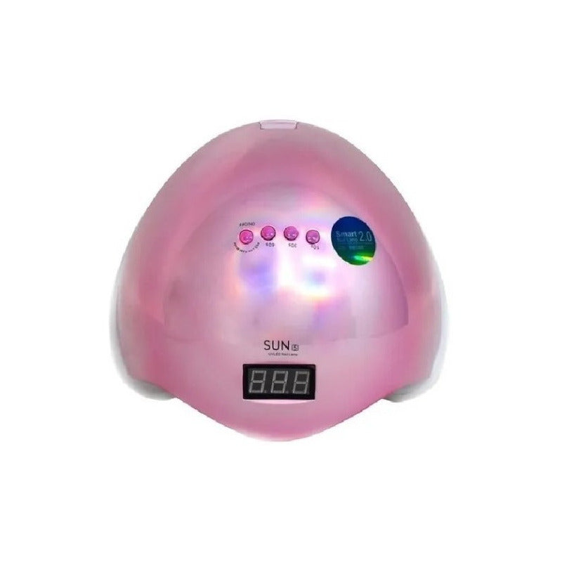 Lampara Para Uñas Metalizada Secador Led/uv 48w Temporizador