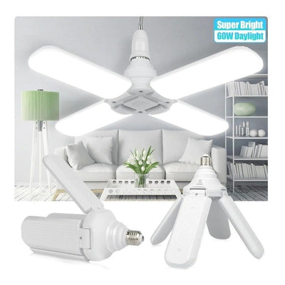Lámparas Led Bombillos Lamparas De Techo Decorativos 4 Aspas