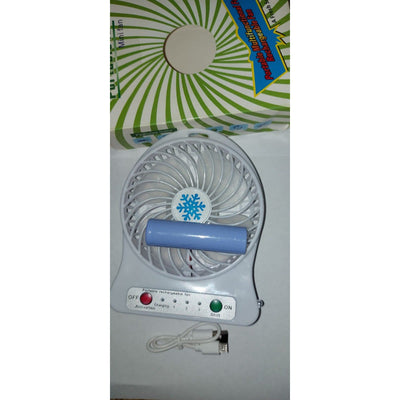 Mini Ventilador Portable De Mesa O De Playa Recargable Usb ®