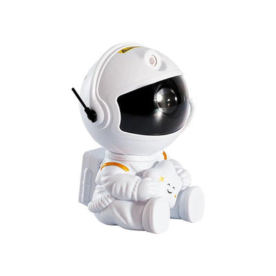 Lampara Astronauta Proyector De Galaxia Nebulosa Y Estrellas Estructura Blanco Pantalla Negro 110v