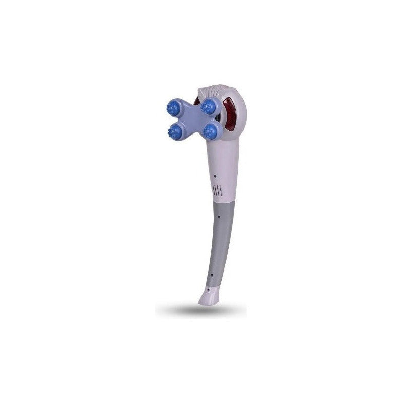 Masajeador Relajador Magic Massager 7 En 1 + Puntas Color Gris 110v